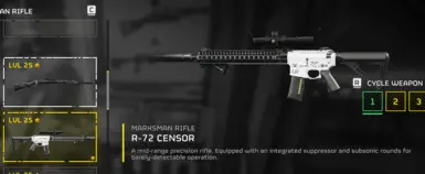 GFL Asteria的ST AR-15取代了R-72 CENSOR