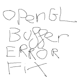 OpenGL 缓冲区错误修复