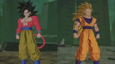 Goku Z Fin 和 Goku GT SSJ4