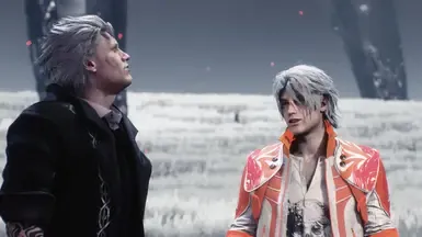 DANTE 渐变发光外套 青色和橙色