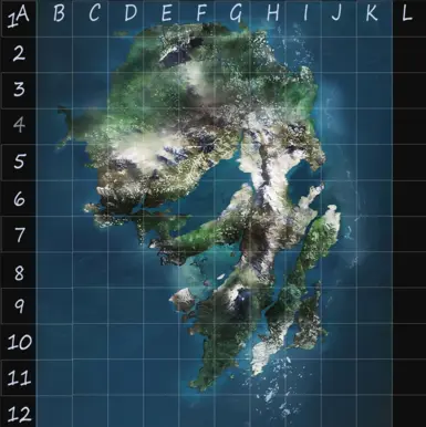 KONG 骷髅岛地图