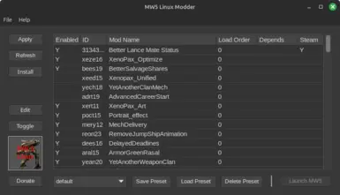 MW5 Linux 模组制作者