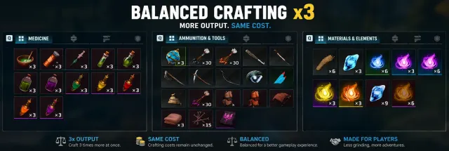 Balanced Crafting x3