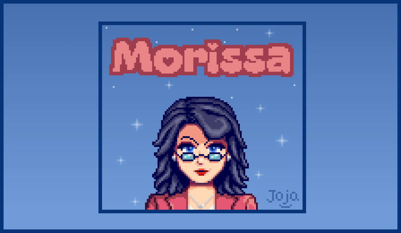 Morris到Morissa - 女性Morris性别转换肖像和精灵