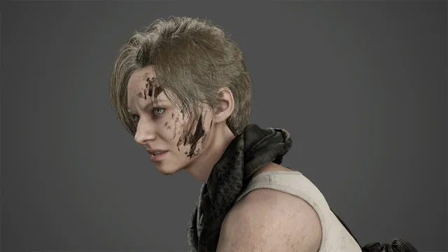 Grace with Leon's Hair