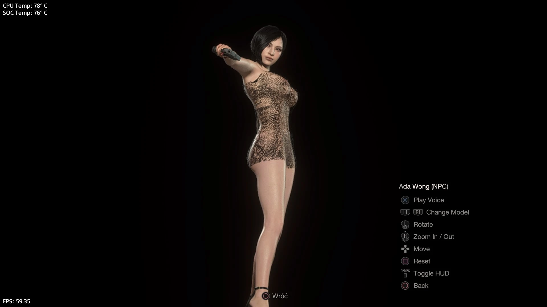 Ada 网格服装 AFR MOD PS4