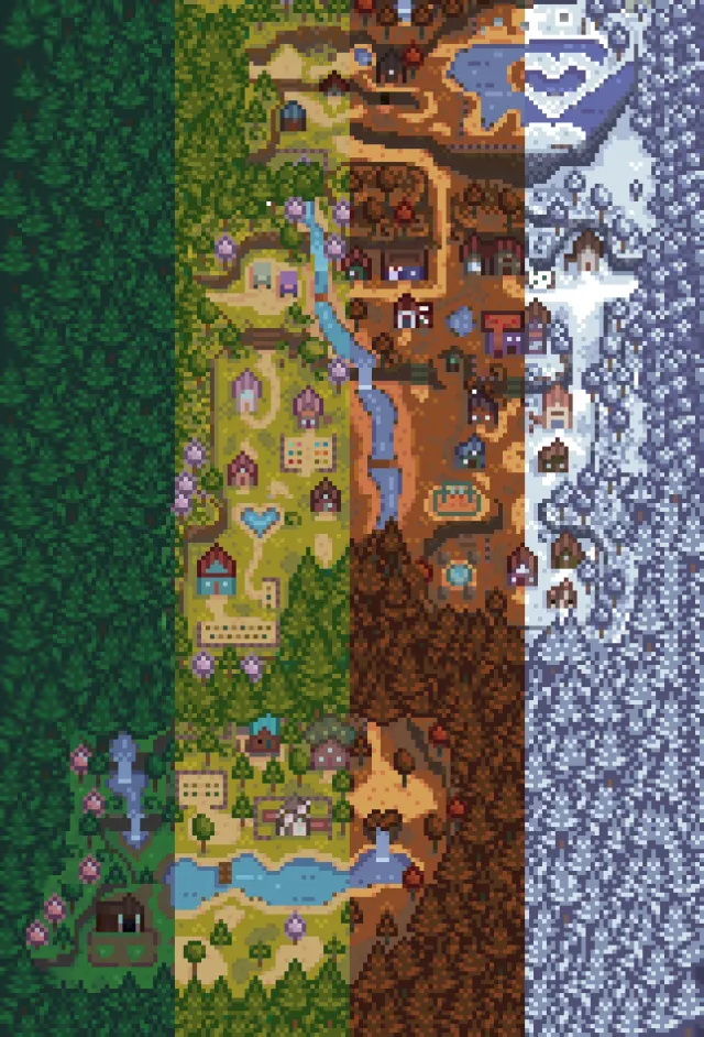 DaisyNiko 的 Sunberry Village 土色地图