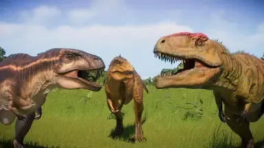 Carcharodontosaurus Acrocanthosaurus 和 Giganotosaurus 皮肤 JWE1(更新 Park Managers' Collection Pack)