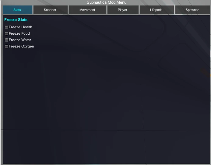 Mod menu