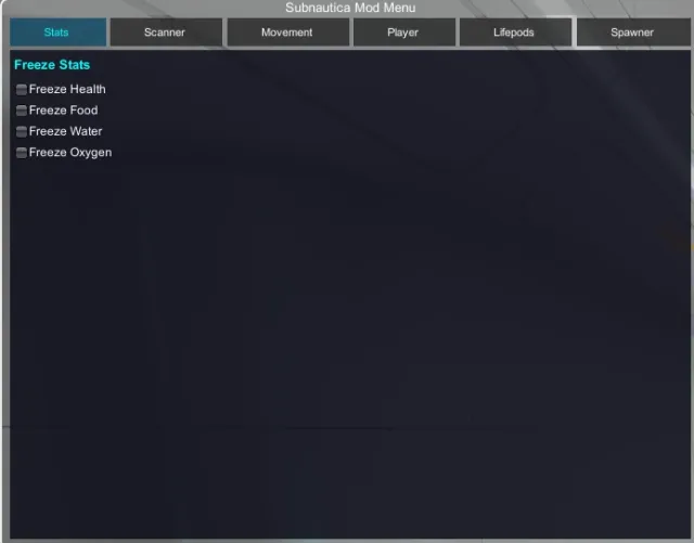 Mod menu