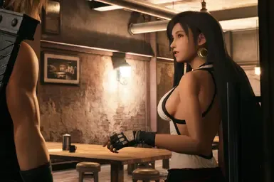 Tifa 黑白裙子