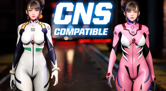 Plugsuit 00 (Rei) 和 05 (Mari) TFD x 新世纪福音战士 (CNS)
