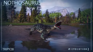 Trip's Camp Cretaceous Land Nothosaurus (新物种) (1.9)