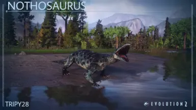 Trip's Camp Cretaceous Land Nothosaurus (新物种) (1.9)
