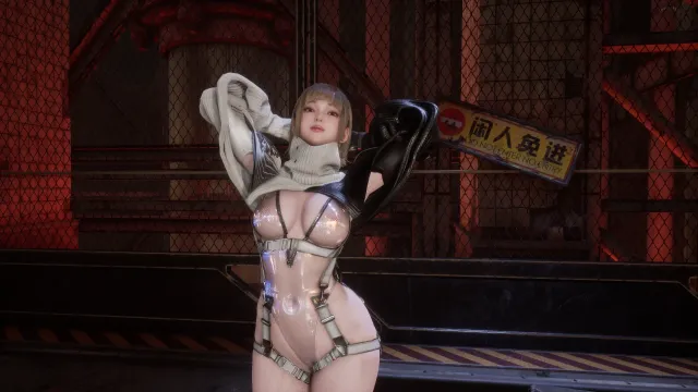 银色女忍者 透明 CNS