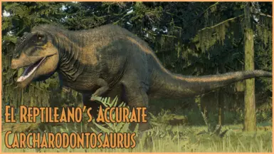 El Reptileano's Accurate Carcharodontosaurus - 新饰品 - 公园经理收藏包更新