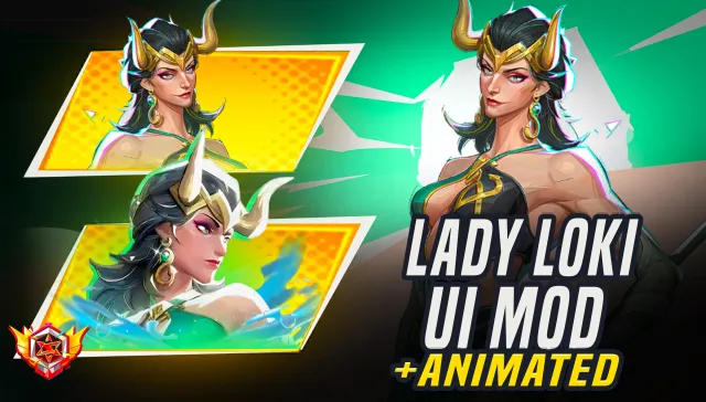 Lady Loki 和 Loki 海滨女妖 UI 模组 (包含动画领主)