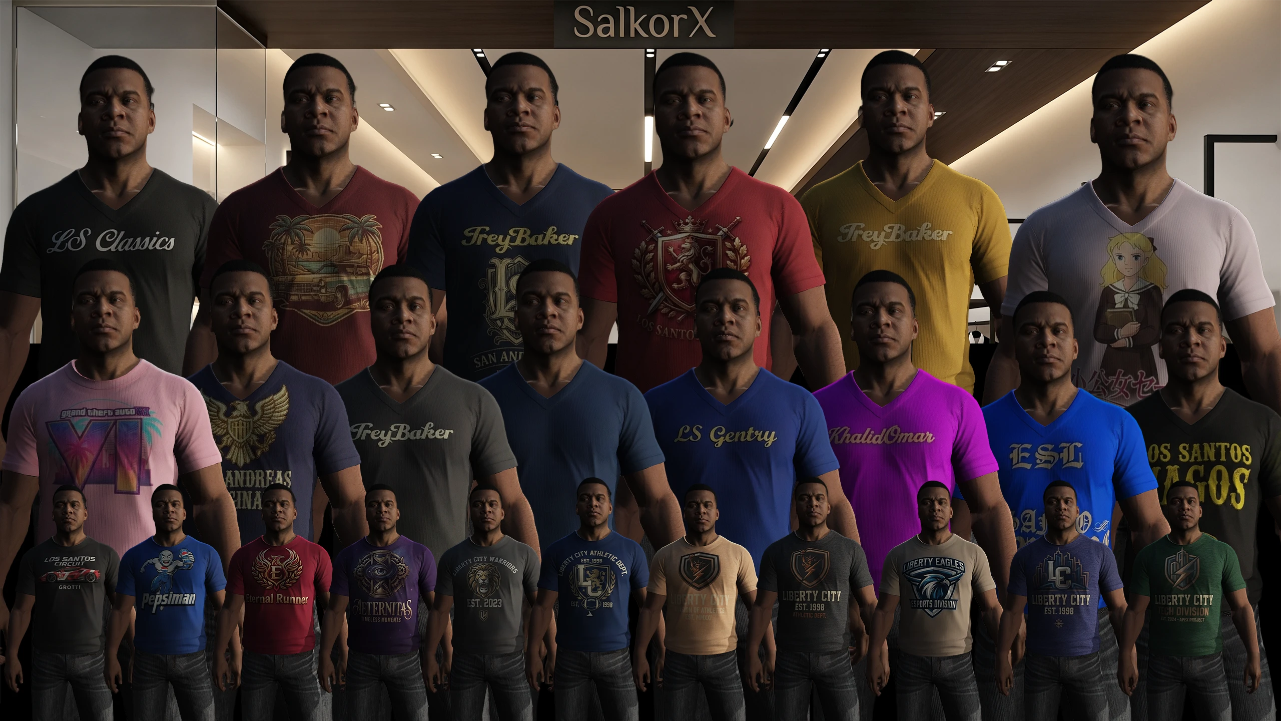 Franklin T恤组合包 25件高品质休闲衬衫