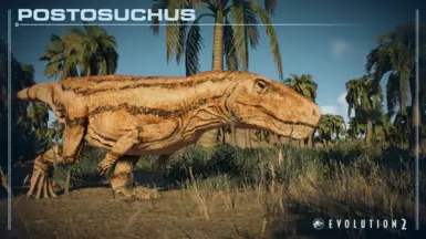 Postosuchus kirkpatricki - 新物种 (1.9) 工作中
