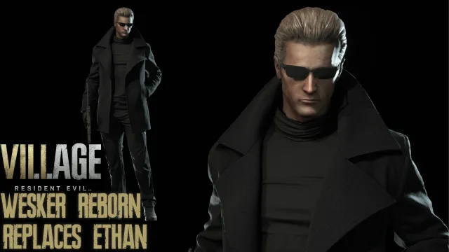 Wesker穿着Chris的RE8夹克替换了Ethan。