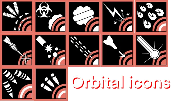 过时的红色和黄色战略图标替换