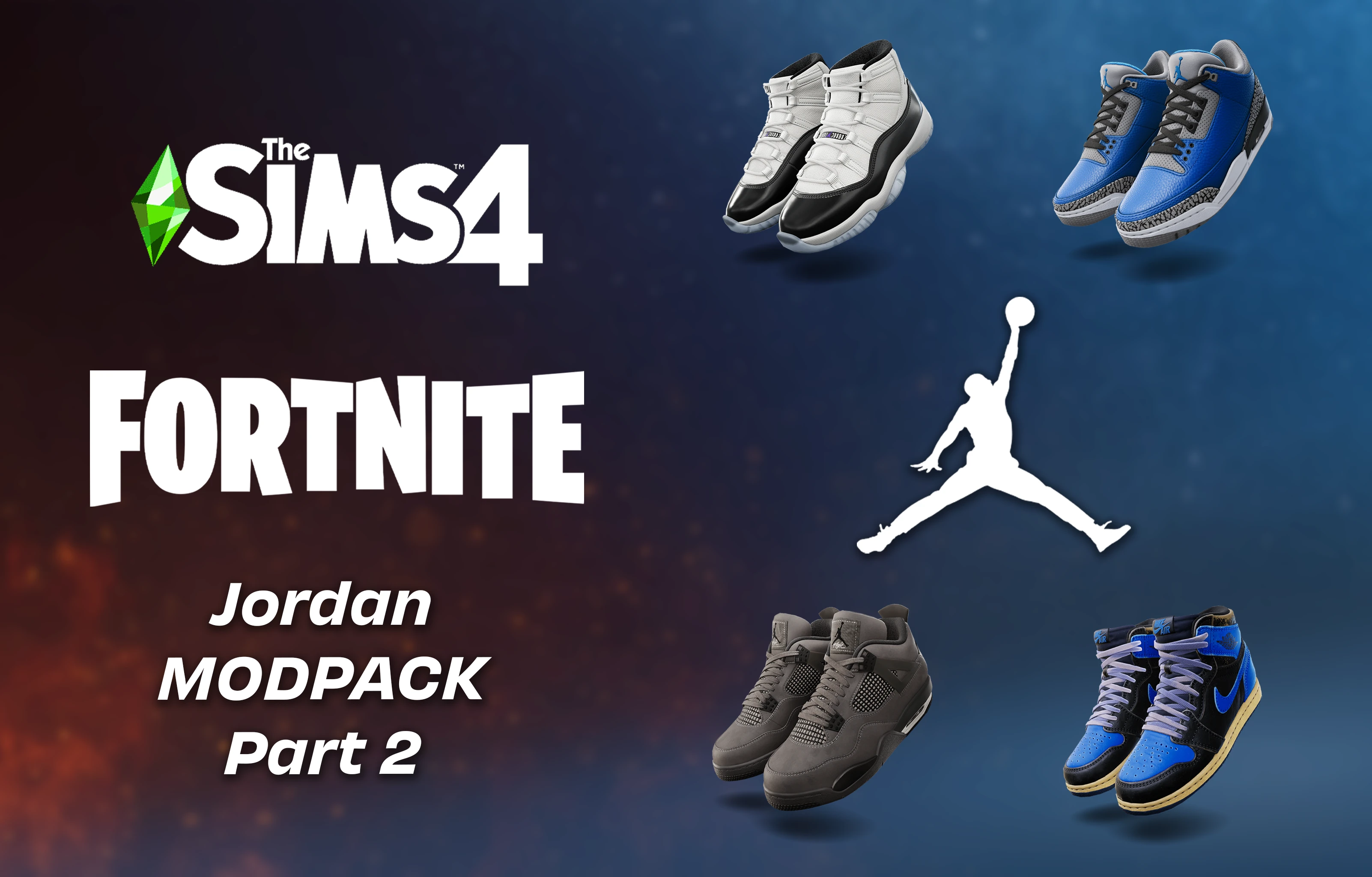 Fortnite 鞋子 - Air Jordan 模组包 第二部分