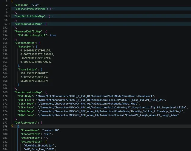 CNS 存档文件 JSON 转换器