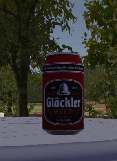 Gloeckler 啤酒(罐装啤酒的纹理)