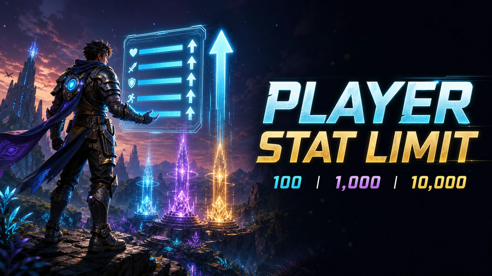 玩家数据限制 100 1000 和 10000