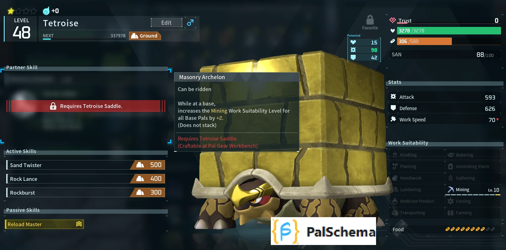 龟龟伙伴技能增益 (PalSchema)