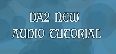 DA2 新音频教程
