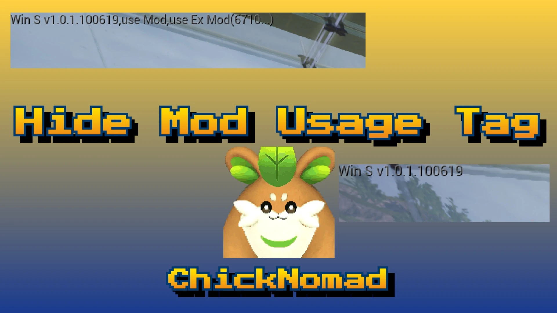 Chicknomad - 隐藏模组使用标签 - 版本HUD