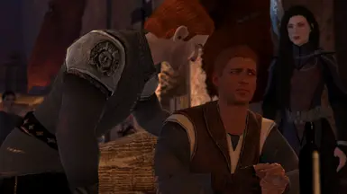 Commoner Clothes for Drunk Alistair的翻译是:醉鬼阿利斯泰尔的平民服装