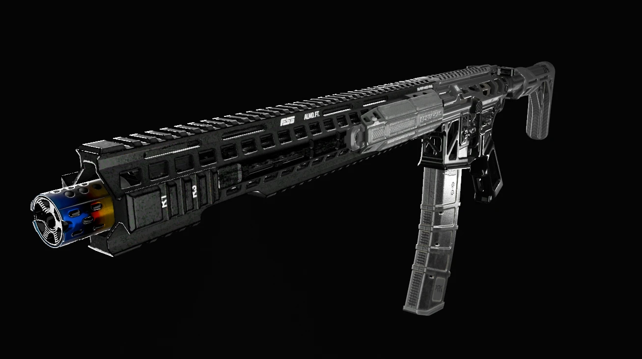 CODMW 守卫武器 AR-15 AR-61 嫩化器