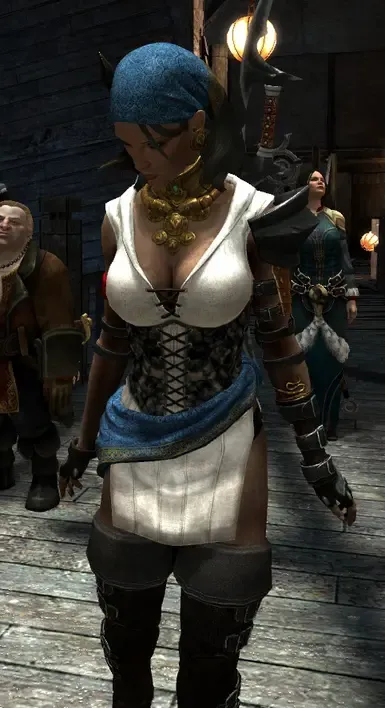 isabela 系好了鞋带。