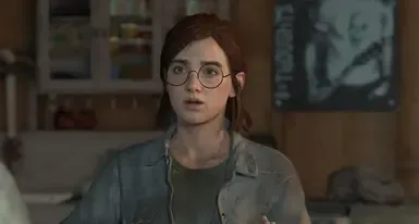 Ellie的无镜片眼镜