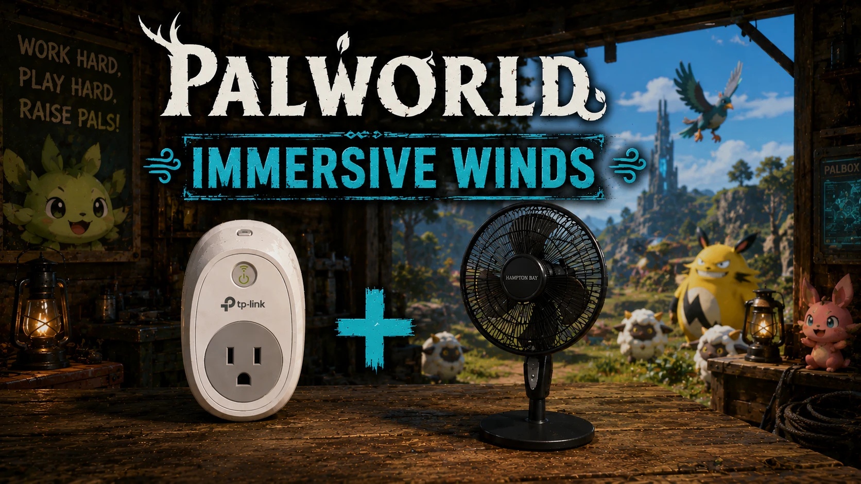 Palworld 沉浸式风 - 感受到真实的风和温度