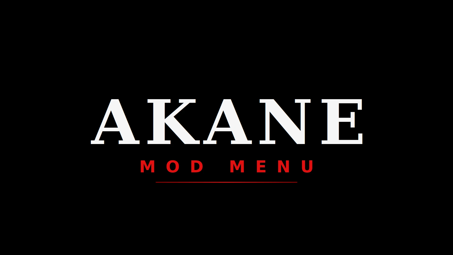 Akane - 模组菜单