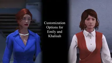 清晨的Emily与Khalisah LE1自定义选项