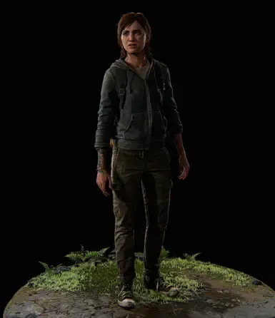 Ellie 最后通牒连帽衫 - 完成的纹身