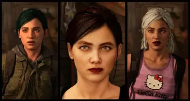 Ellie 头发重新配色和化妆