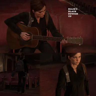 Ellie 黑色纽扣套装