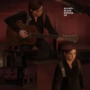 Ellie 黑色纽扣套装