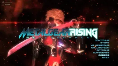 主菜单中的Gradiant Desperado Raiden