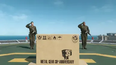 合金装备周年庆祝纸箱