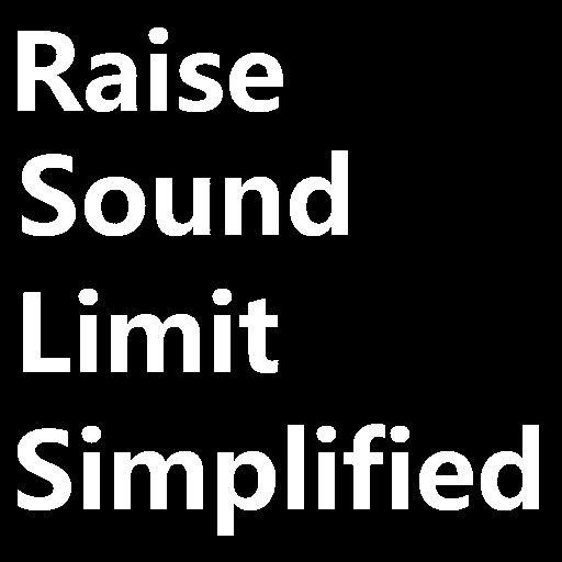 Raise Sound Limit Simplified (Unofficial Forge Port)