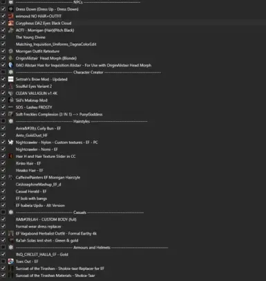 Mod Caterogy Separators For Frosty Mod Manager 的翻译如下:
Mod 类别分隔符(用于 Frosty Mod Manager)