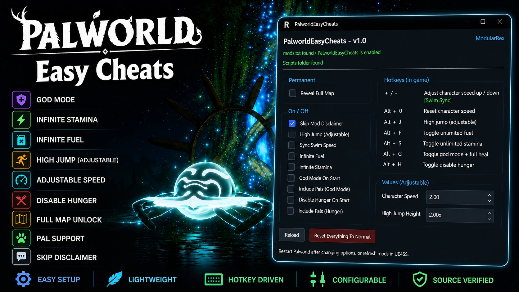 Palworld 简易作弊