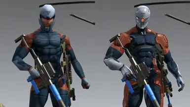 忠实MGS1版电子忍者重制纹理(制作中)