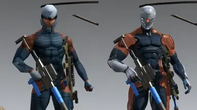 忠实MGS1版电子忍者重制纹理（制作中）